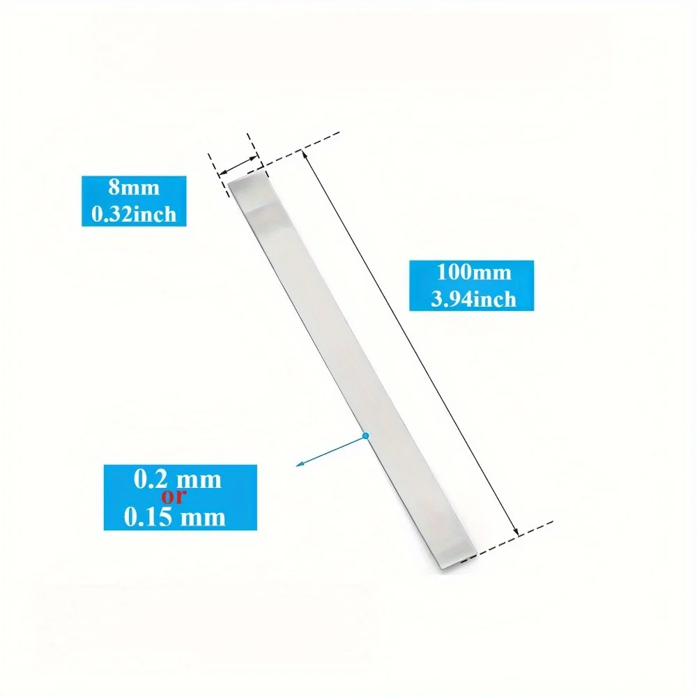 20/50pcs Nickel Plated Steel Strip Connector Nickel-Plating Strap Sheets 18650 Li-ion Battery Belt Spot Welding Machine Welder