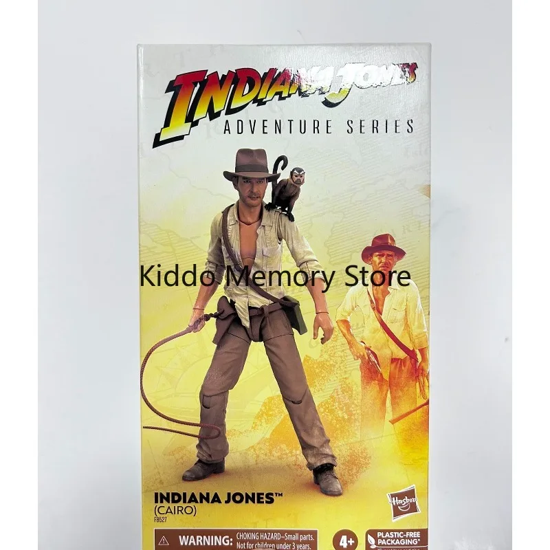 Original Hasbro Indiana Jones Dr. Jones Wave 2 6 Inch Premium Collectible Action Figure Item No.17663 For Movie Collectors