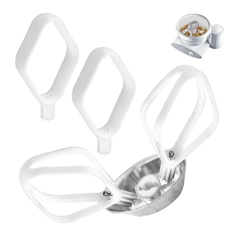 AA49 Kekspaddel für Universal Plus Mixer und Mutter-Rimill Artiste Standmixer, Schüsselschaber-Aufsatz, mit Metallabdeckung