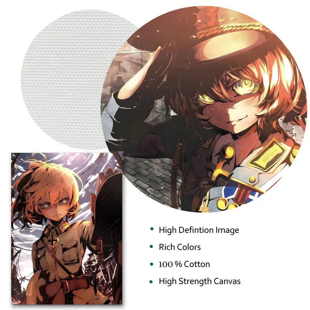 تانيا ديغوريتشاف أنيمي المشارك HD أنيمي الساخن موضوع المغني/OST/فيلم مقاوم للماء الذاتي عصا ديكور المنزل