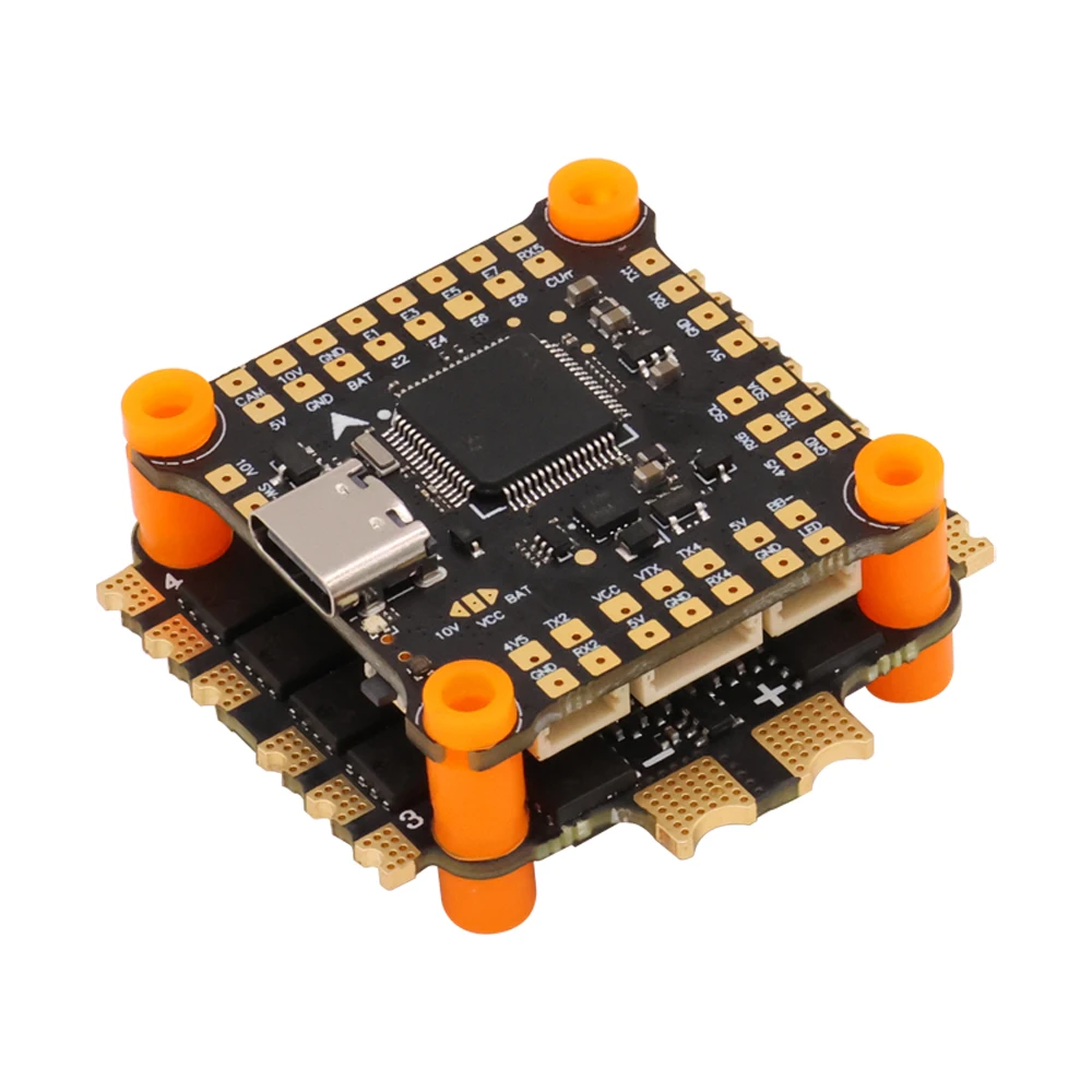 

PFLY HAKRC F4 65A Stack 4In1 ESC 30.5x30.5 F405 Flight Controller 2-6S Compatibility FPV Stack FPV Drones