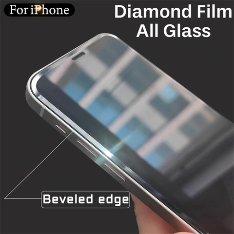 Закаленное стекло Cut Edge для iPhone 11-17 Pro Max, полное покрытие — изображение продукта