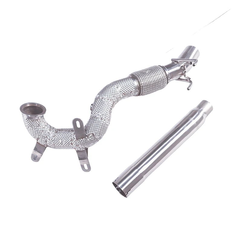 GFC/ for 2020 Audi Q3 2.0T two drive catless downspout stainless steel performance exhaust head