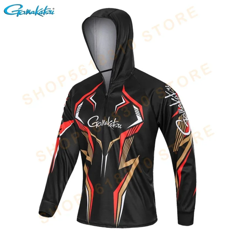 2024 Men Hoodies Fishing Clothing Long Sleeve Outdoor Breathable Fishing Shirts Anti UV Quick Drying Clothes Camisas