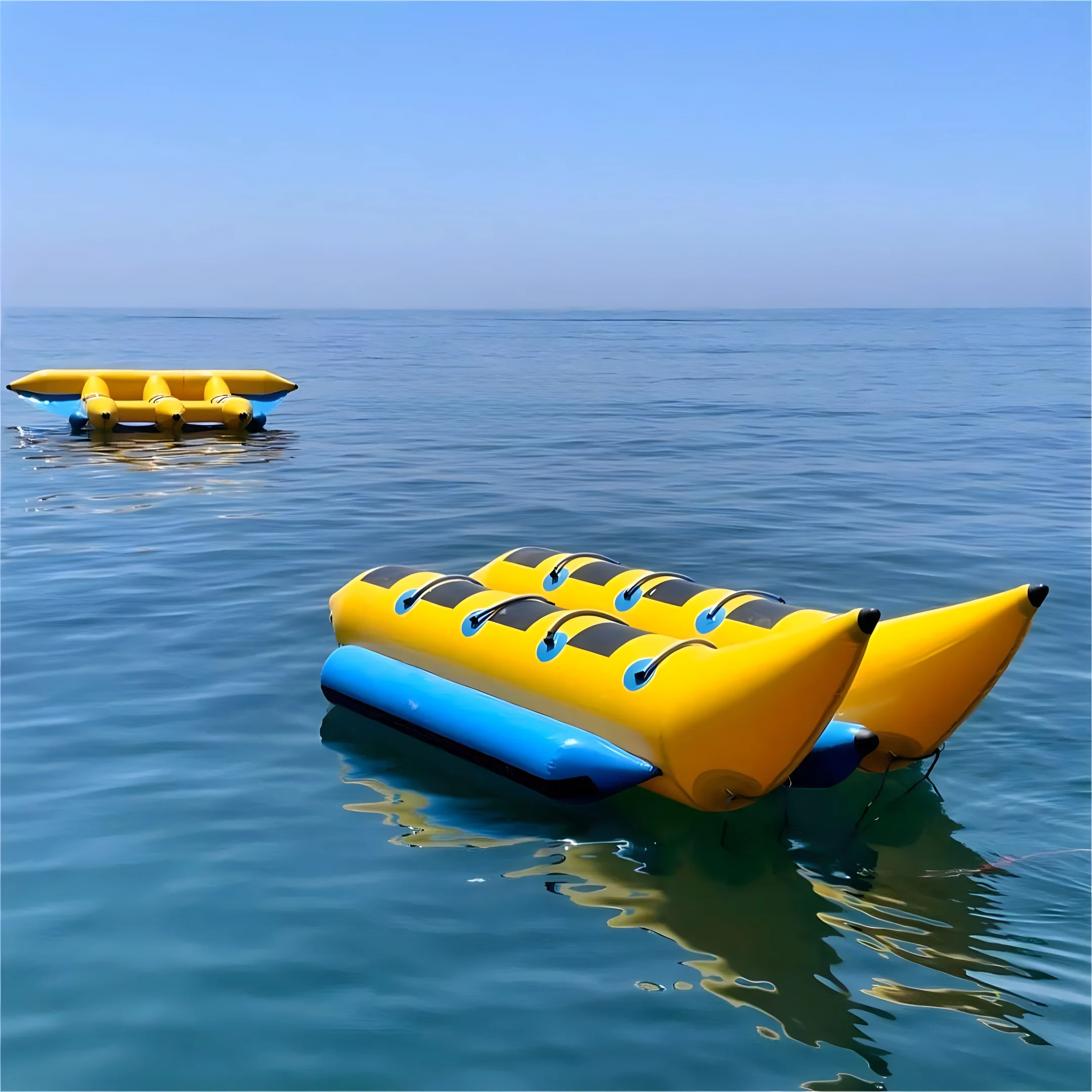 

Interesting Water Park Game Inflatable Fly Fish Boat PVC Inflatable Water Banana Boat Inflatable Fly Fish Boat