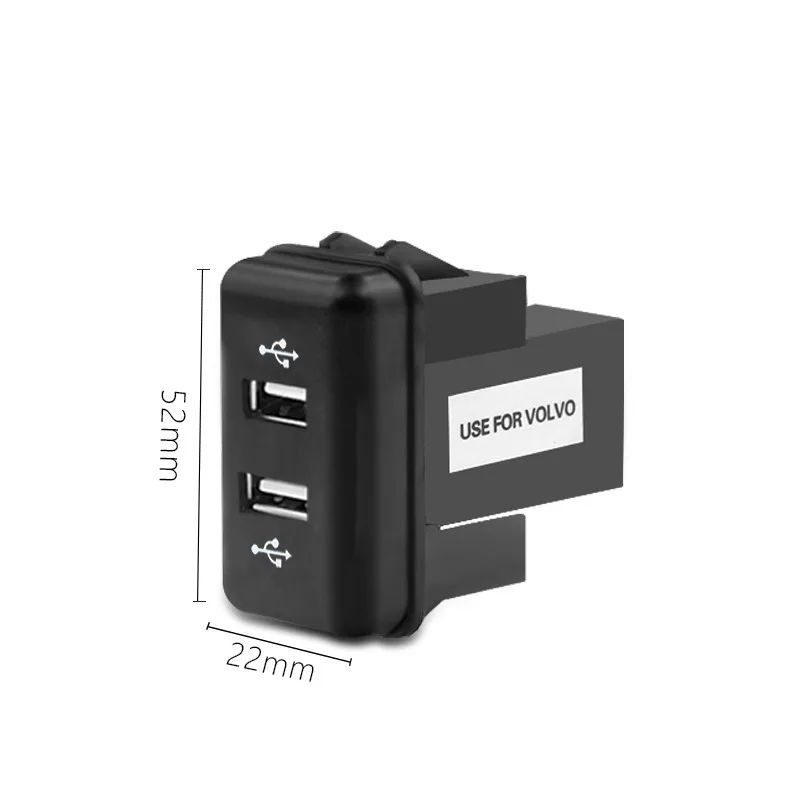 1Pc Dual USB Power Charger For Volvo FH FH12 Truck 2 Ports Fast Charger For Ipad Iphone Android