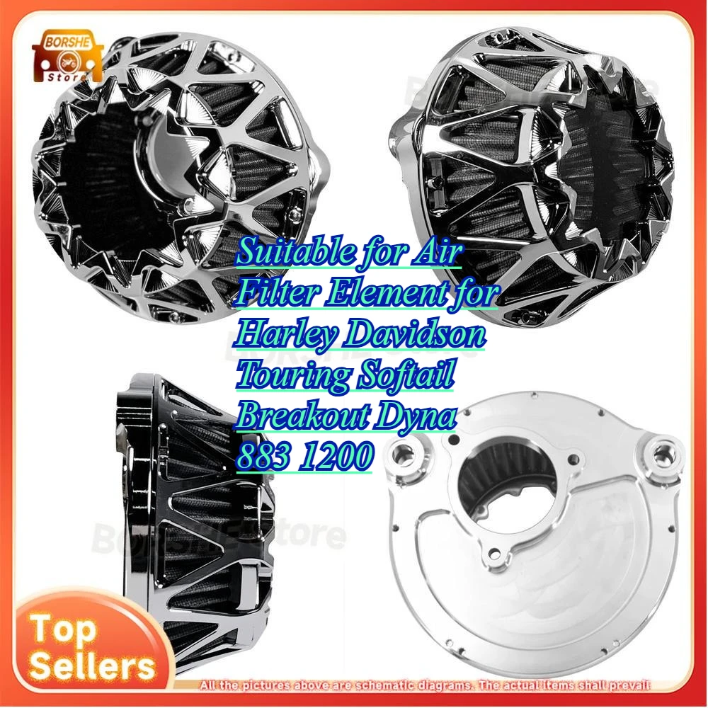 

Suitable for Air Filter Element for Harley Davidson Touring Softail Breakout Dyna 883 1200 Motorcycle Water Tank Mesh
