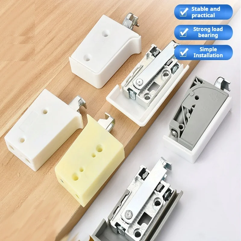

ABS Cabinet Wall Cabinet Hanging Bracket Mounting Hardware Plastic Hidden Adjustable Connector With Cover