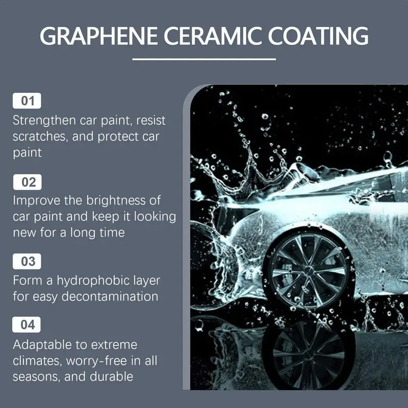 

Car Ceramic Coating Kit 30ml Multifunctional Car Ceramic Coating Fast-Acting Car Scratch Remover Car Paint Scratch Repair For