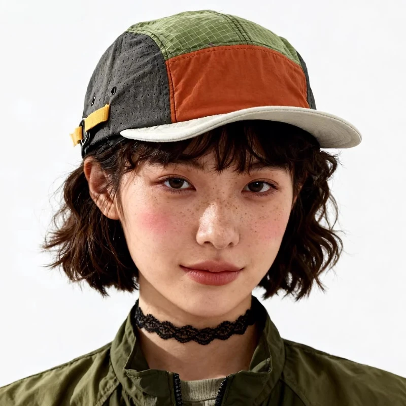 Retro Functional Style Quick-drying Short-brim Baseball Caps for Women Summer Outdoor Leisure Sun Protection Sports Men's Hats