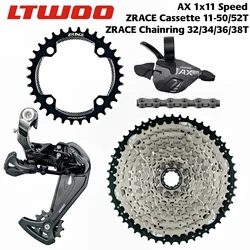 LTWOO AX11 11 Speed Trigger Shifter + Rear Derailleur 11s + ZRACE Cassette 52T / Chainrings + SUMC S11 Chain, PCR BEYOND M7000