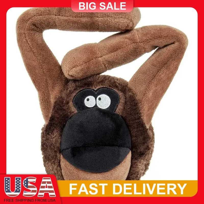 

Squeaky Plush Dog Toy for Puppies with Chew Guard Technology Soft Durable Animated Shark Interactive Chew Resistant Pet Play