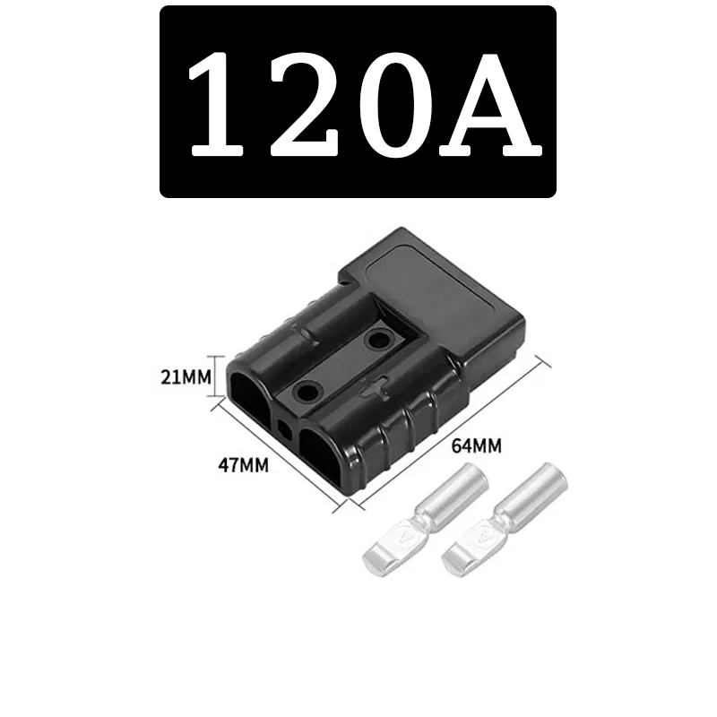120A 600V 2Pin Forklift Battery Connector SB120 2/4/6AWG For Type High Current Quick Wire Connector Power Charging Plug image 3