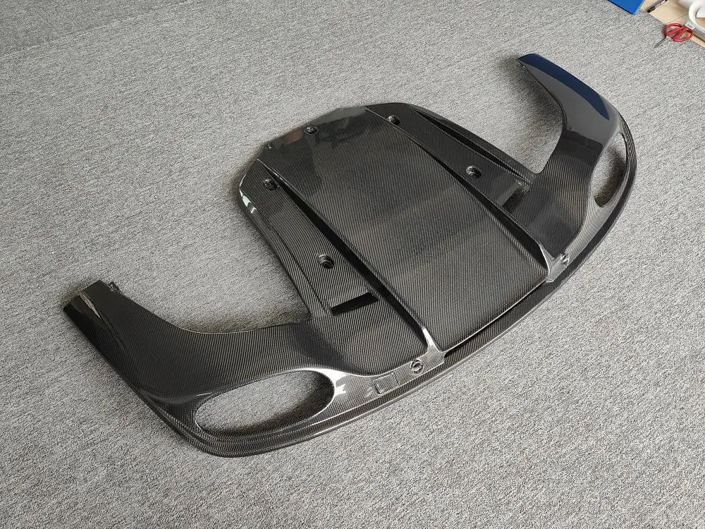 New Carbon Fiber Rear Diffuser Lip Small Surround Body Kit 4.0 Displacement for 12-14 Continental GT Upgrade Conditions