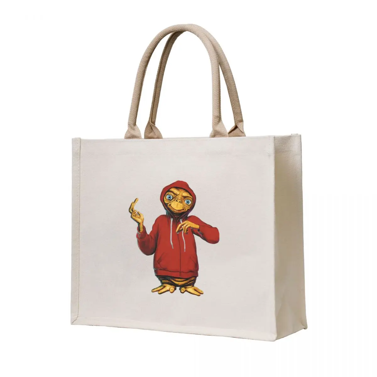 Extra Terrestrial red hoode Tote Bag Women's beach bags Women's bags tote bags men