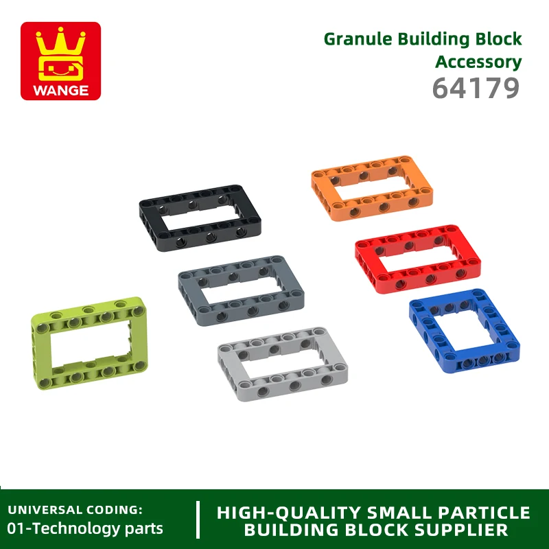 

18Pcs/lot NO64179 Liftarm Modified Frame Thick 5 x 7 Open Center Building Block Moc Color Accessories Compatible with Brick Toy