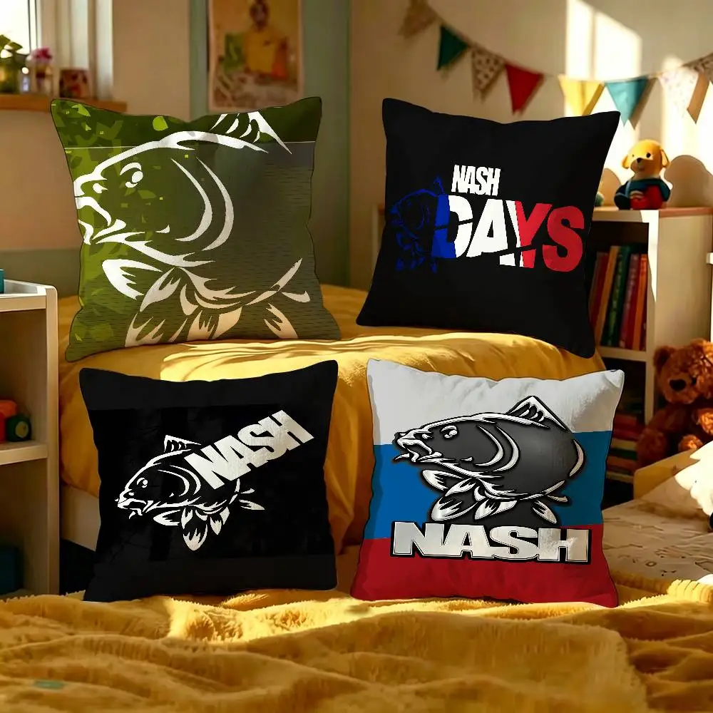 Nash Fishing Logo Cushion Cover Decorative Pillow Sofa Home Decor case pillow cases