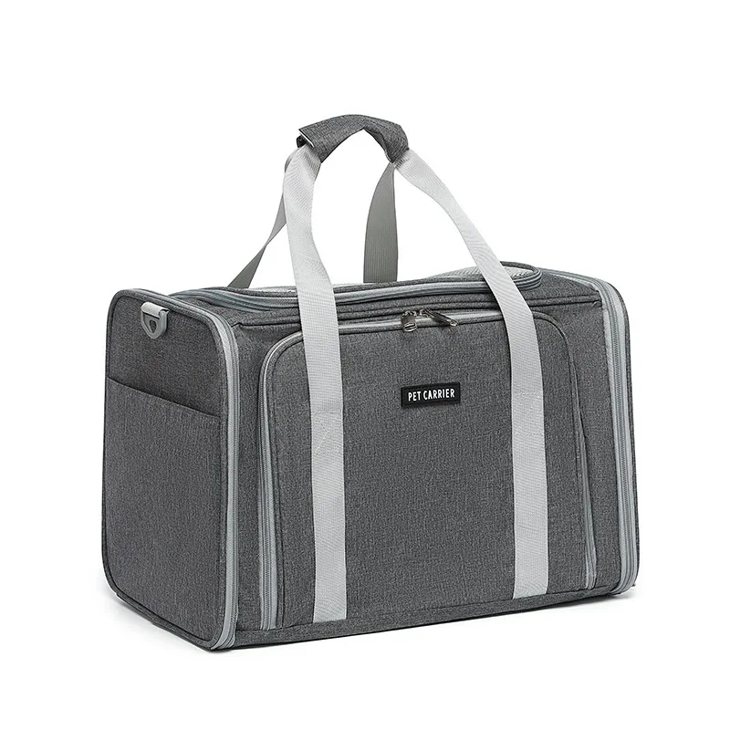 Breathable Pet Cat Carrier Backpack Foldable Oxford Soft-Side Travel Bag Expandable Large Capacity Creative for Cats Dogs