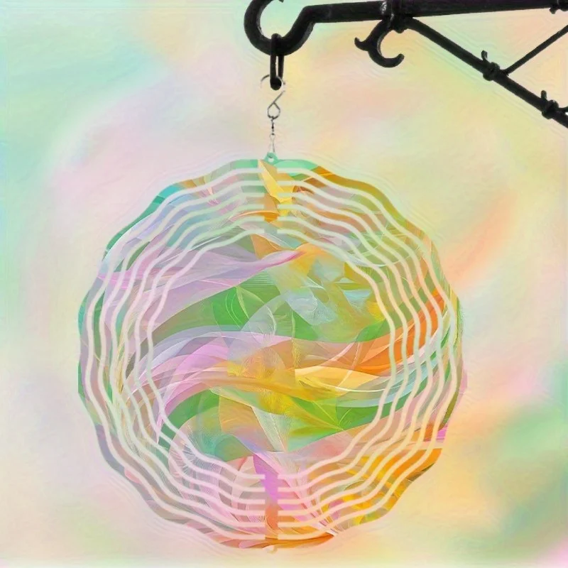 CIFBUY Windspiel mit 360° drehbarem Haken, Gartendekoration, Outdoor-Hof-Terrassen-Ornament, Hängedekoration für Zuhause, Geschenk