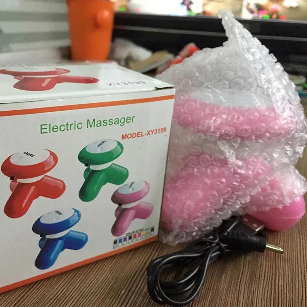 Cordless Mini Rechargeable Vibrating Massager for Neck, Shoulder, Hand, Leg and Foot Massage