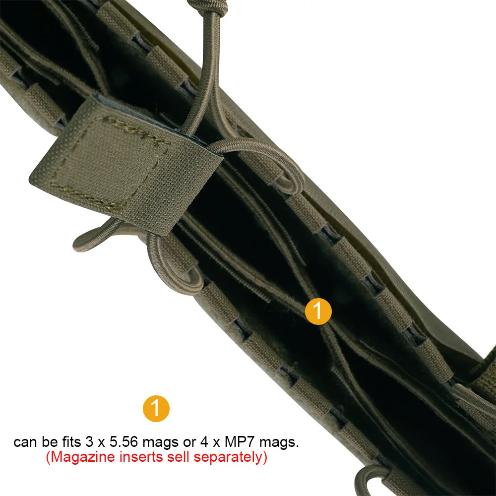 KKRYDEX Taktisches MK5 Micro Fight Chassis Lasergeschnittenes Brustpaneel Leichtgewichtige 5.56 MP7 Magazintasche Taktische Weste Ausrüstung – Detail 8