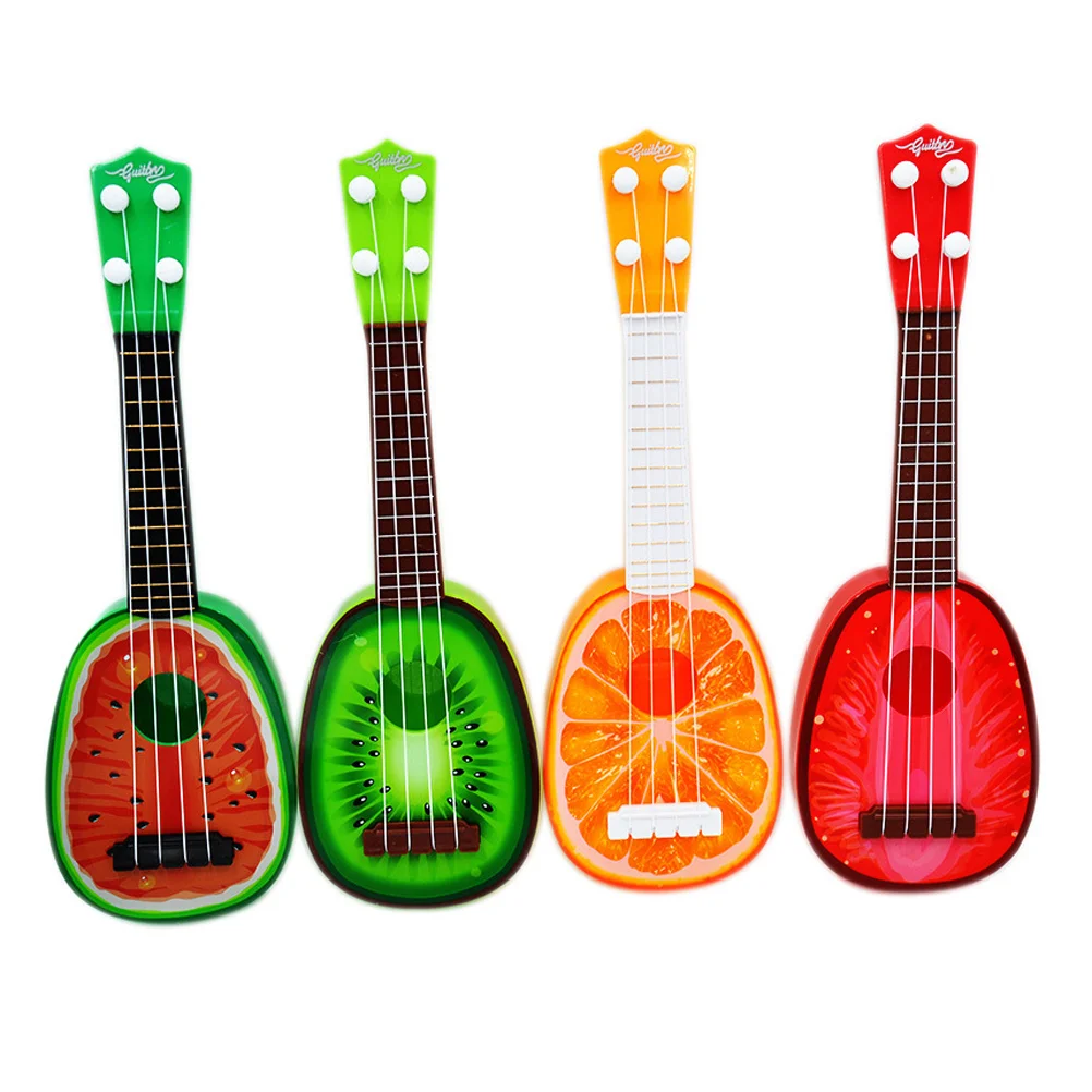 Mini jouet musical Fruit pour enfants, jouet de jeu pour enfants, JEUkulele, Neutre eau