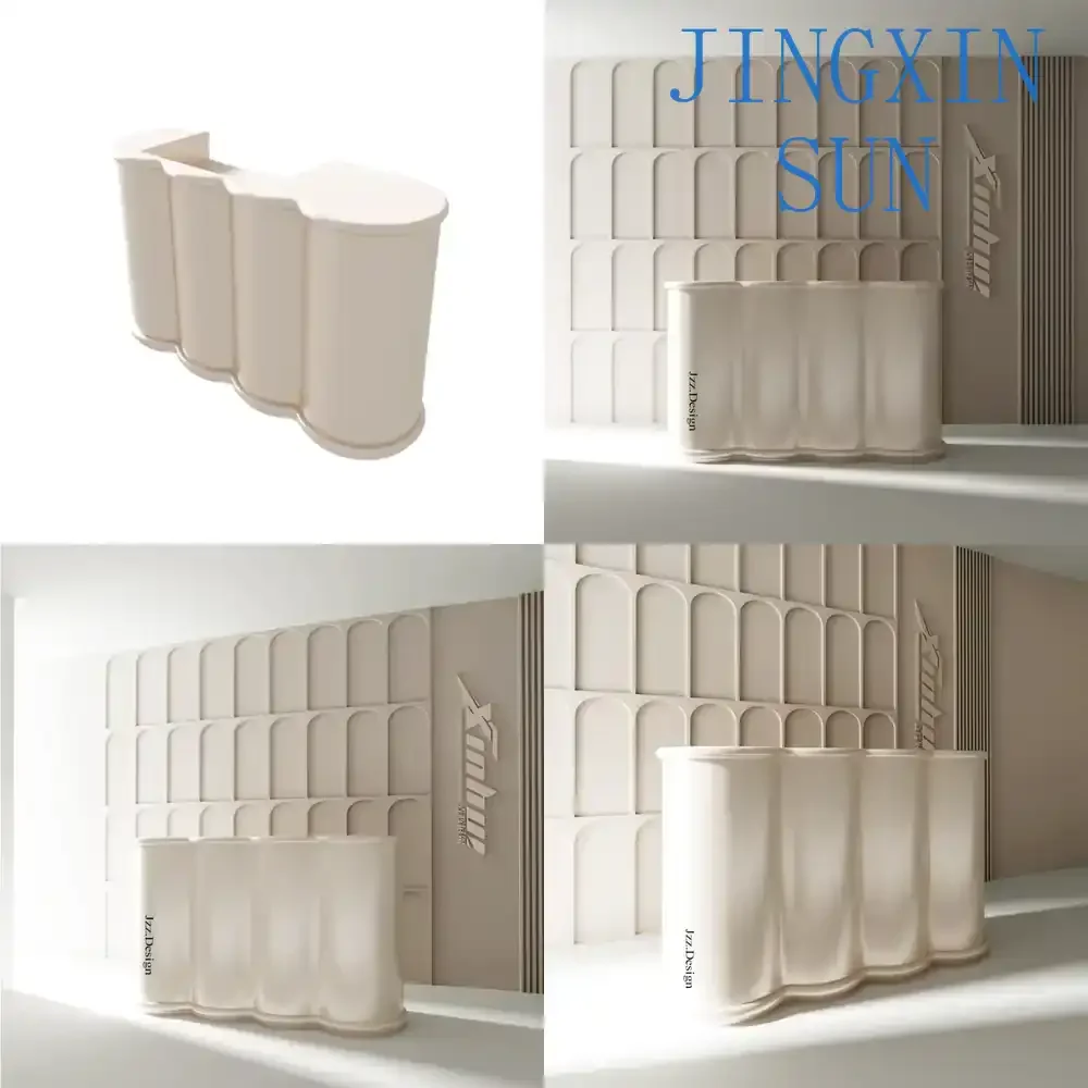 French Cream Wind Checkout Page for Nail Salon Front Desk for Beauty Studio Manicure Station Retail Store High End Nail Bar