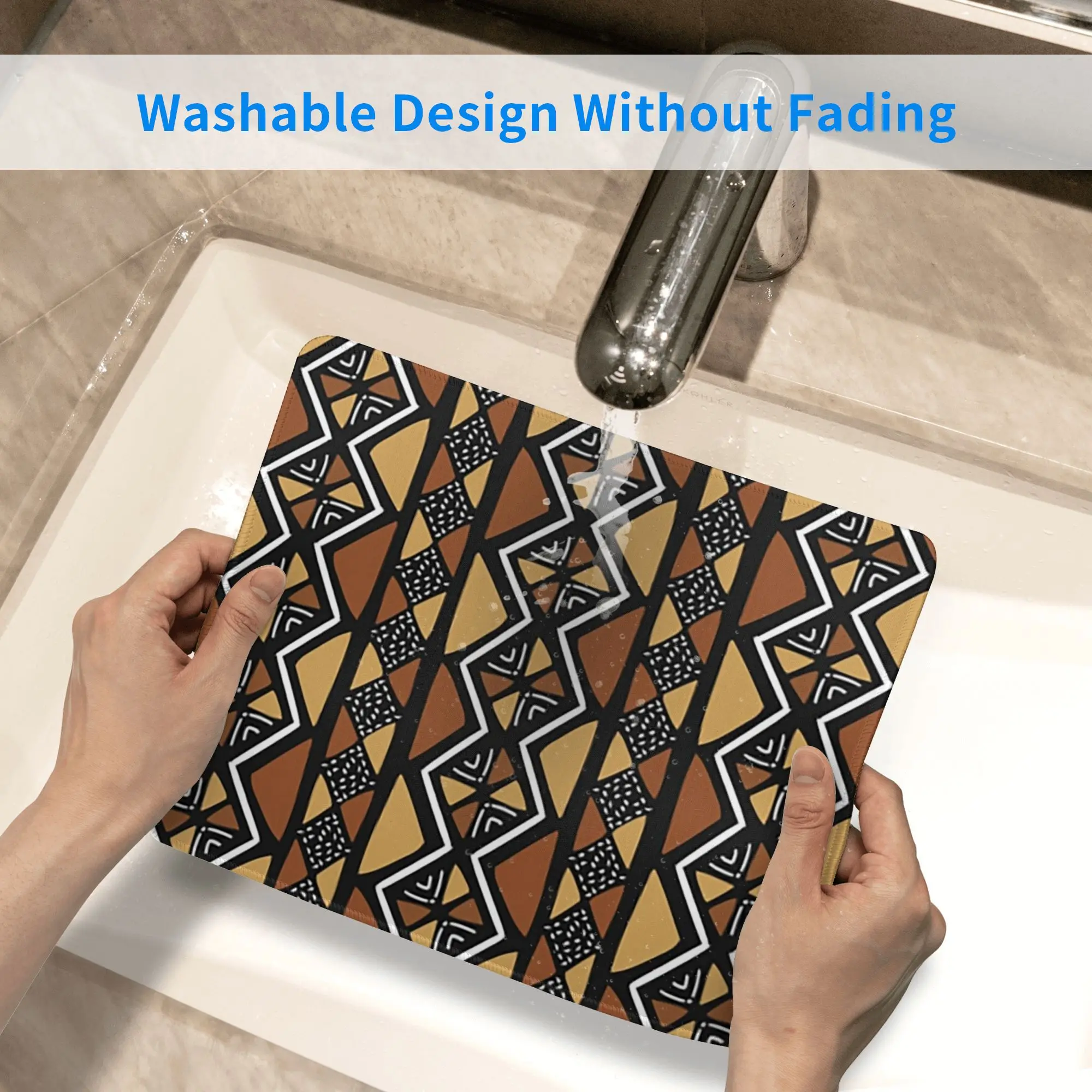 아프리카 진흙 천 말리 마우스 패드 컴퓨터 키보드 마우스 매트 게임용 PC 노트북 책상 매트 사무용품 테이블 매트