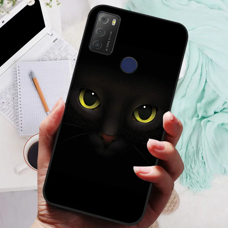For TCL 20Y 6156D Case Silicone Shockproof Soft TPU Phone Cover For TCL 20Y 20E 6125F Funda for TCL20Y TCL20E Capa Cartoon Shell