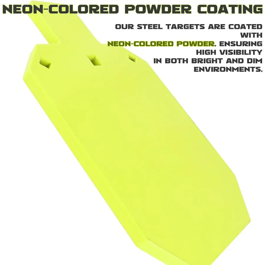 사격용 AR500 강철 타겟 1/2 두께 공 모양 금속 타겟 레이저 컷 네온 색상 야외 사격장에 이상적