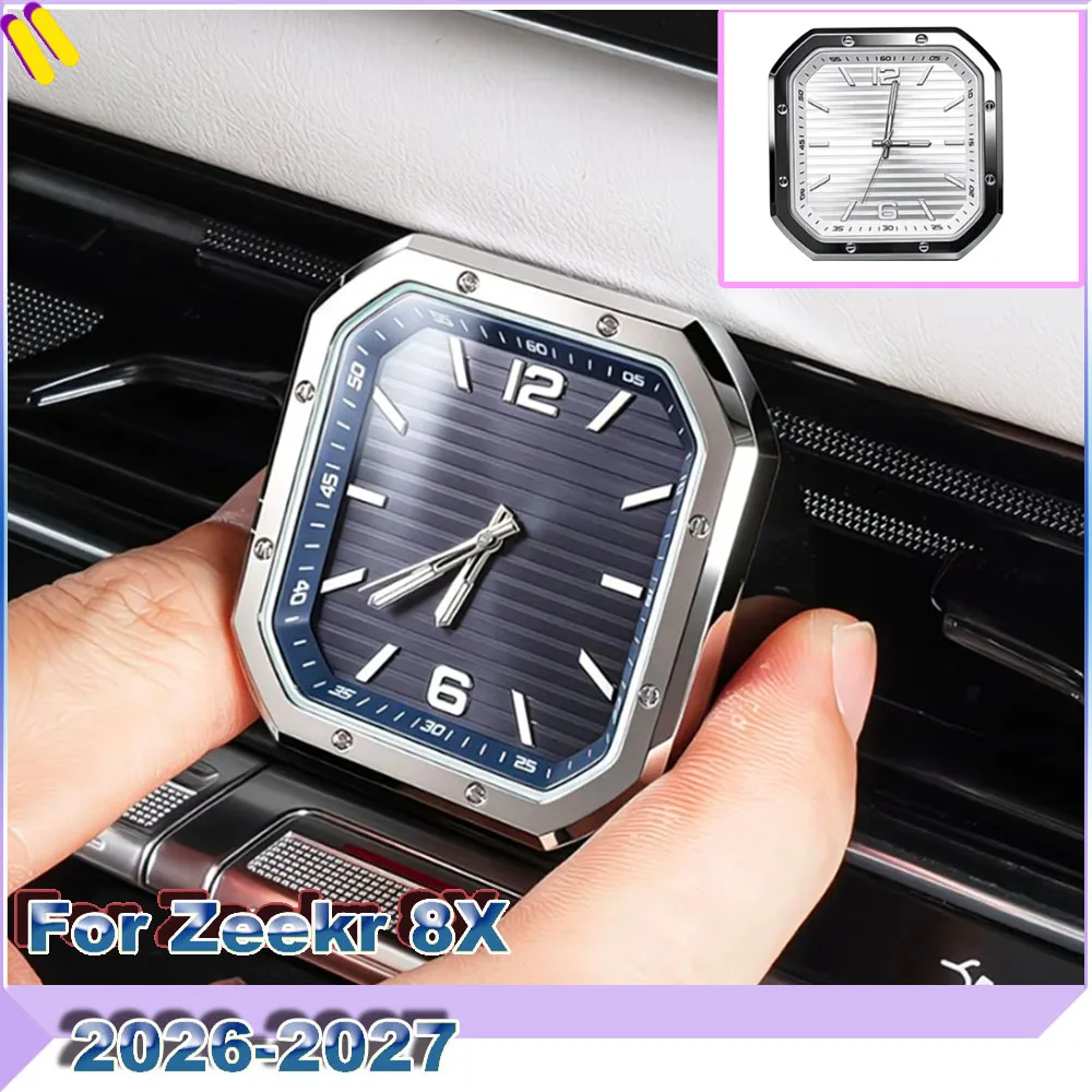 Car Air Outlet Electronic Quartz Watch Center Console Ornament Interior Modification Supplies Fit For Zeekr 8X 2026-2027