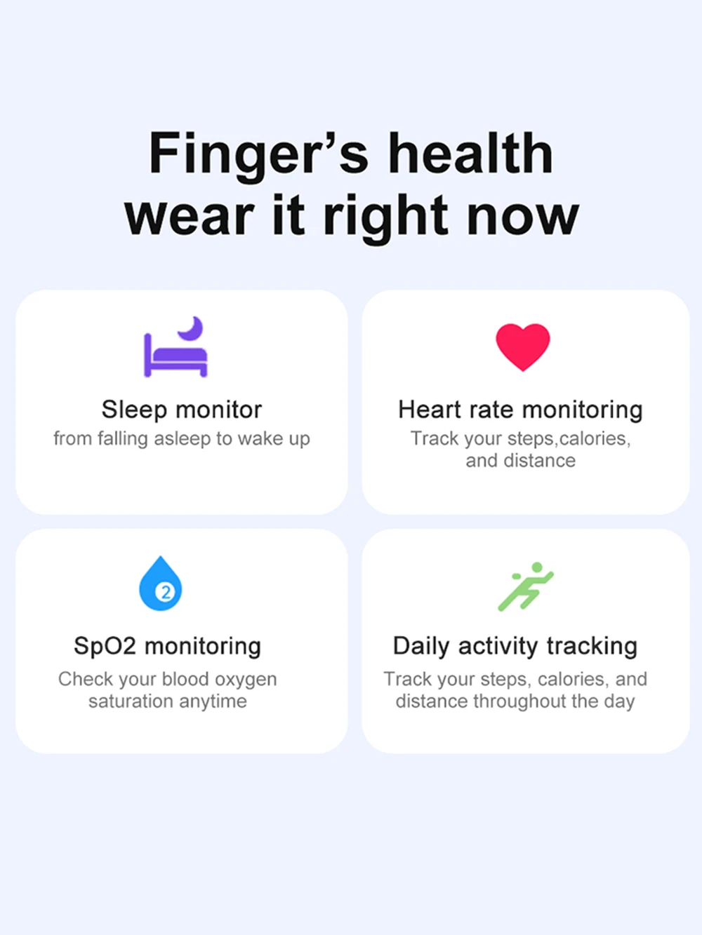 Anello intelligente per uomo donna, monitoraggio della salute del sonno della frequenza cardiaca, impermeabile IP68 e 5 ATM, modalità multi-sport, batteria a lunga durata