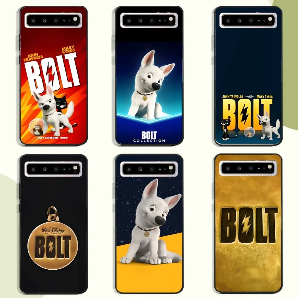 B-Bolt Phone Case For Samsung Galaxy A52 A12 A51 S21 Edge S22ULTRA S23 S20LITE Plus Ultra Black Cover