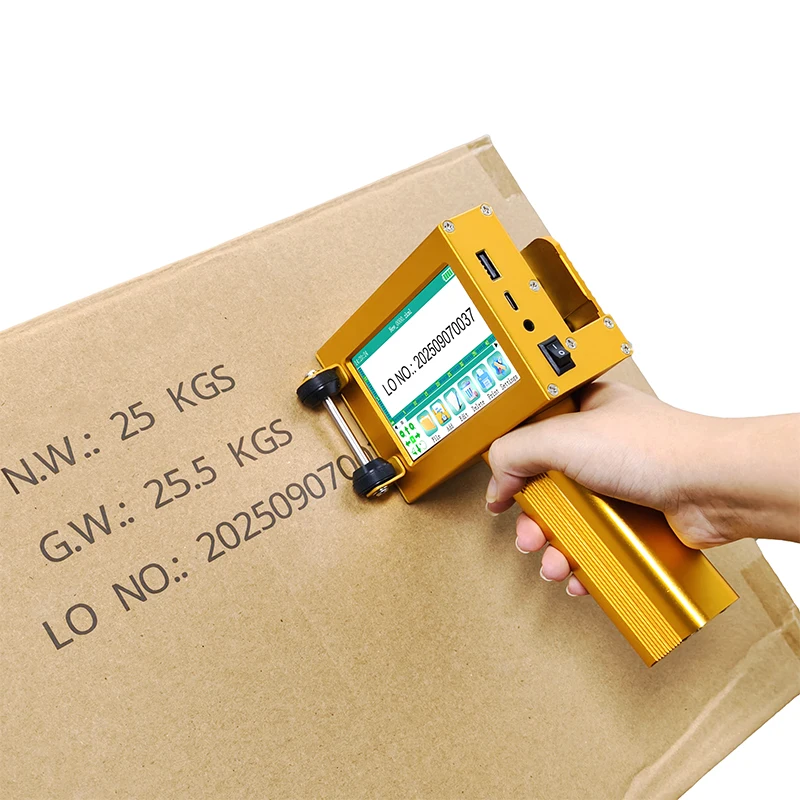 Portable Inkjet Printer Hot Selling Abs Any Surface Small Portable Handheld Inkjet Printer For Carton Boxes