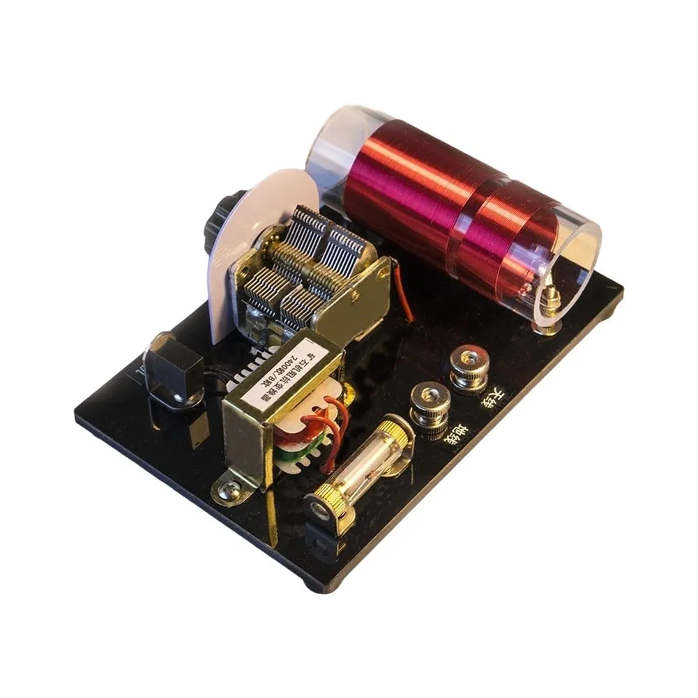 1 Set Dual-Loop Kit With Air Variable Capacitor Diode Detector For DIY Assembly Clear Reception Hobbyist Tool