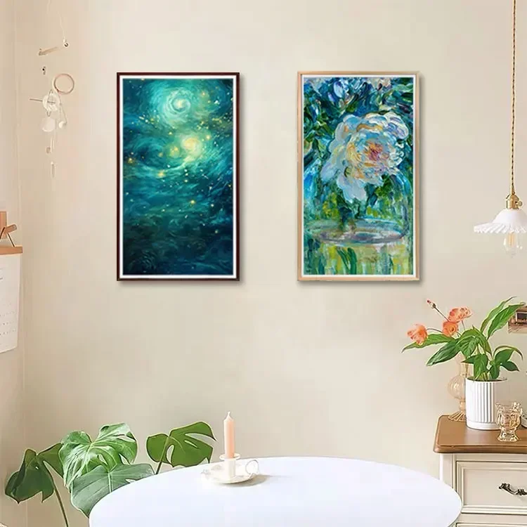 

55 Inch Oem 4K Digital Photo Frame WIFI Picture Frame photo video Digital Canvas Digital Art Nft Frame