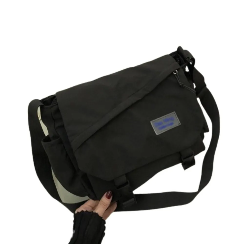 

Casual Student School Bags Korean Style Japanese Design Women Shoulder Bag Unisex Large Capacity Class Crossbody Bags