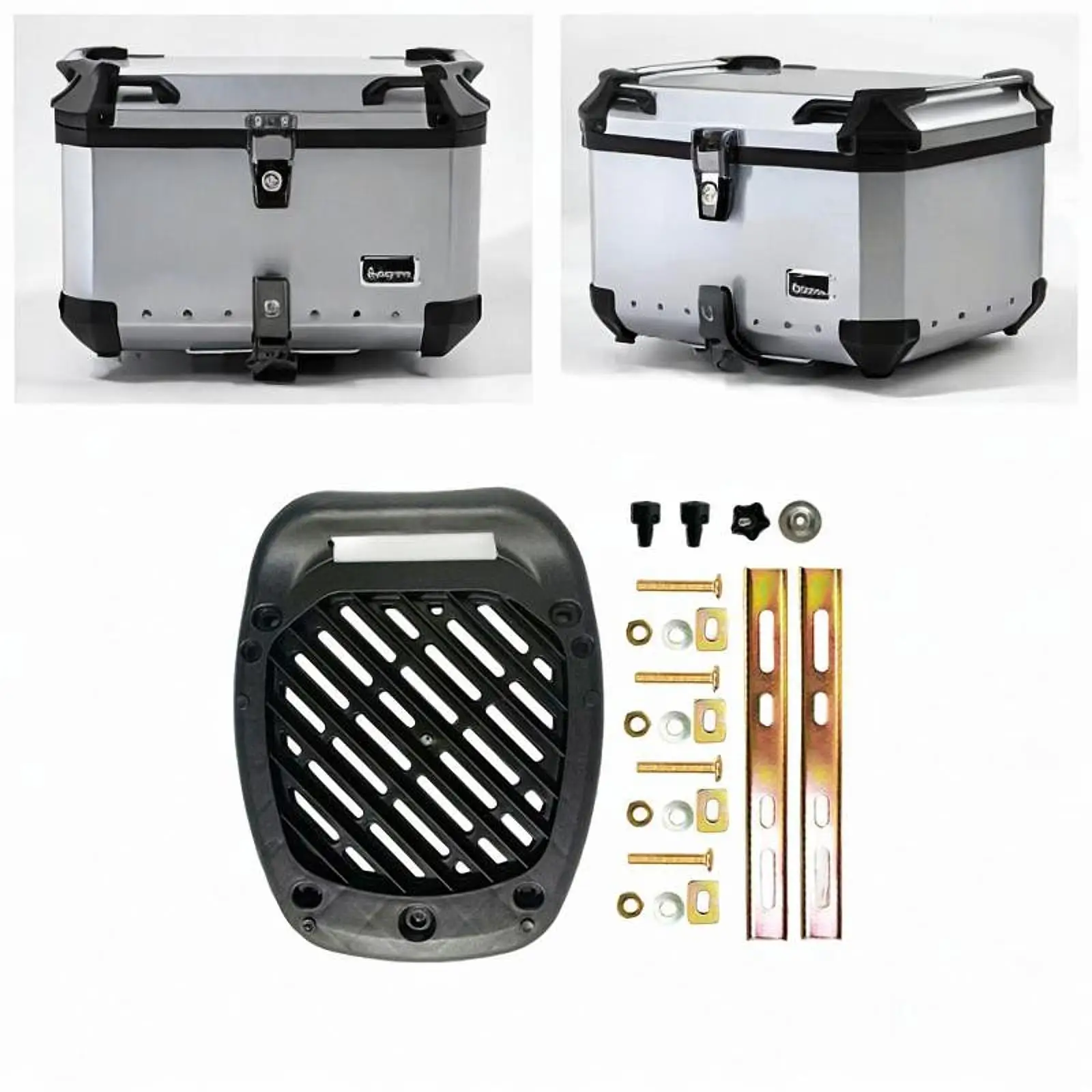 

Motorcycle Tail Rack Rear Luggage Rack Parts Convenient Bottom Plate Mounting Easy to Install Cargo Holder Accessory for A67