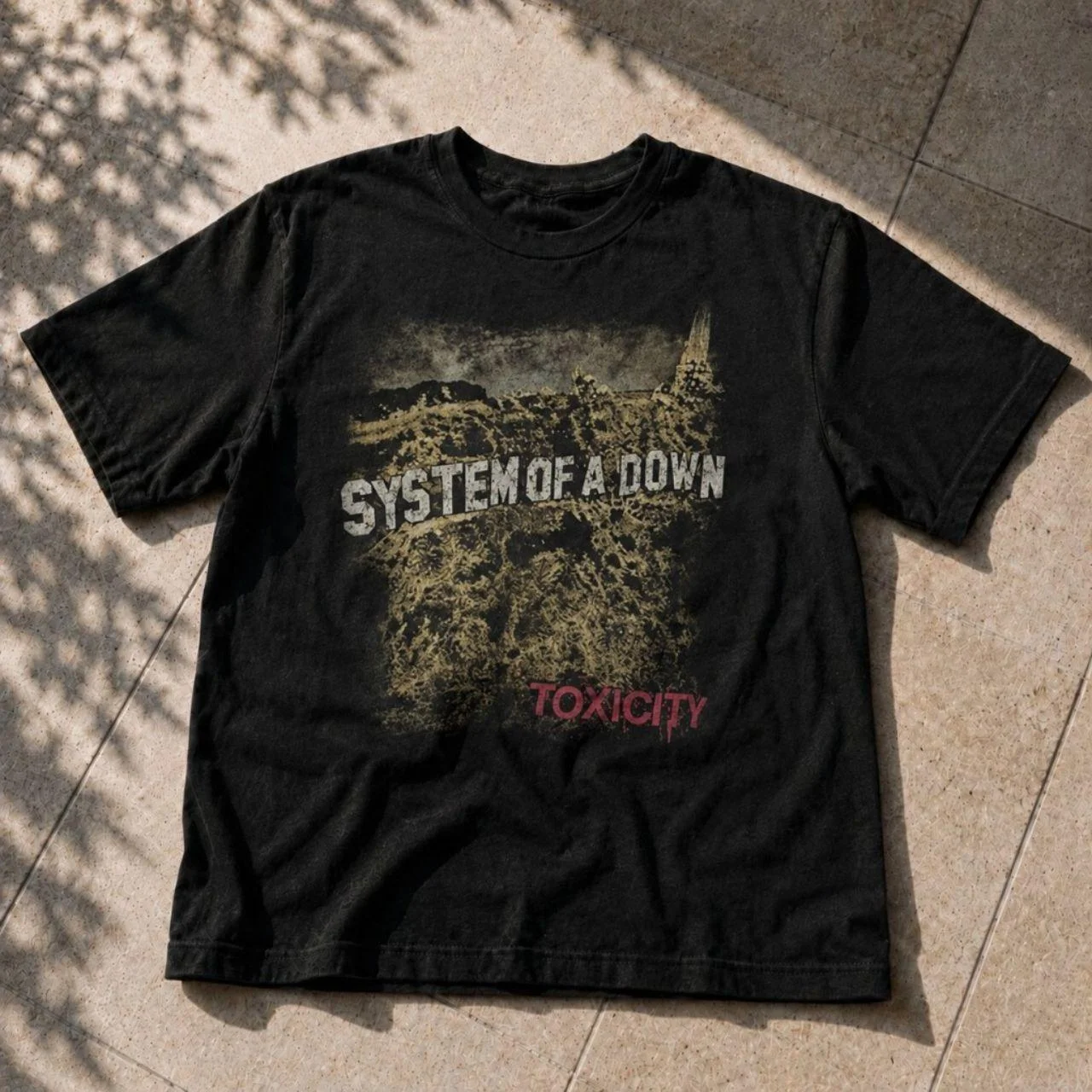 System of A Down Toxicity Album Graphic  T-shirts Men Women Rock Oversized T Shirt Male Vintage Alternative Metal T-shirts