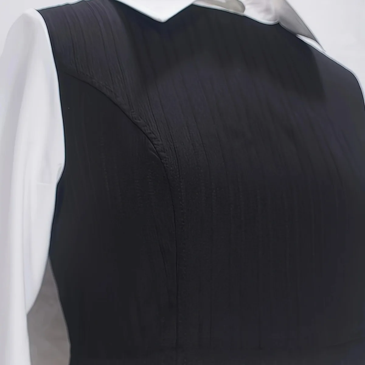 가을 겨울을위한 여성용 긴 소매 셔츠 여성용 컬러 차단 지퍼 블랙 드레스 Vestidos De Mujer Casuales