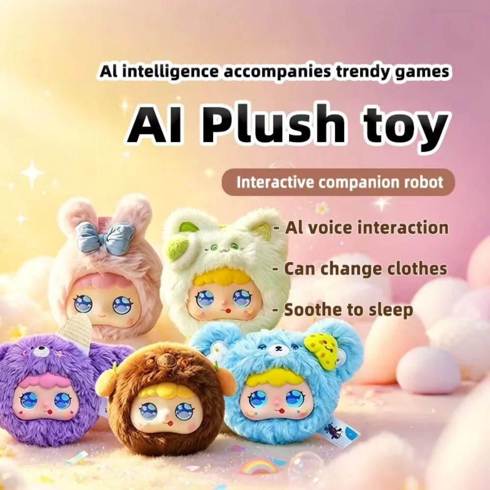 AI Continuous Dialogue AI Cat Plush Intelligent Voice Communication Personal Companion AI Cat Spirit Pendant Relaxing Chat