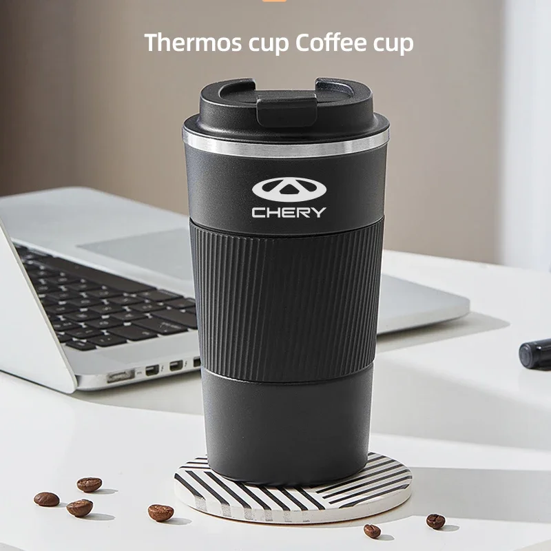 For Chery Tiggo 7 Pro 8 Plus Tiggo 5 4 3 2 T11 5X Amulet Fuwei Arrizo 5 510ml Car Stainless Steel Insulated Cup Coffee Cup