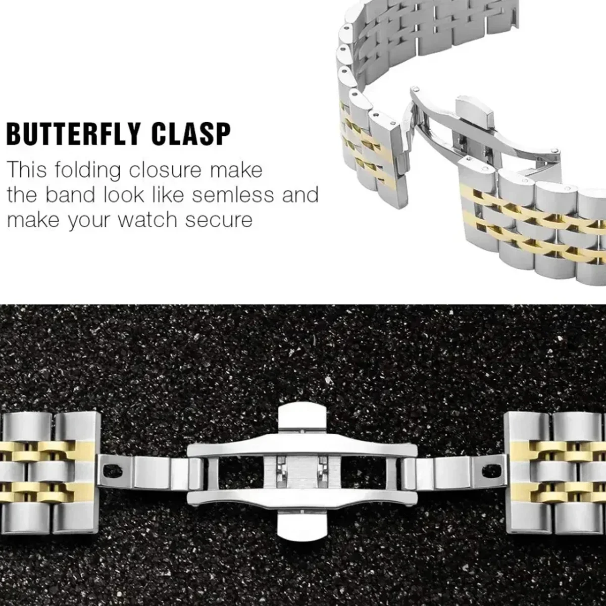 Edelstahl Band Für Huawei Uhr Fit 4 3 Metall Schmetterling Schnalle Armband Armband Für Huawei Uhr Fit 4Pro armband Correa