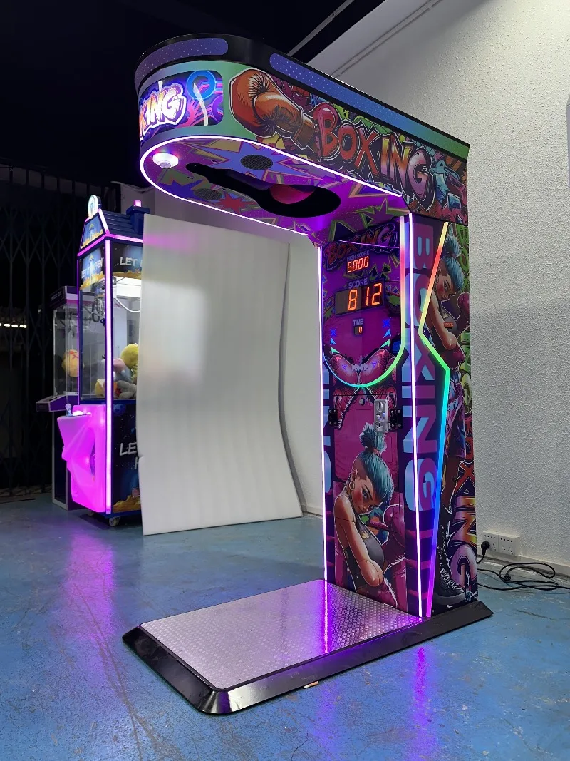 Coin Operated Kids Boxing Arcade Game Small Punching Sport Toy for Child Amusement Play Custom