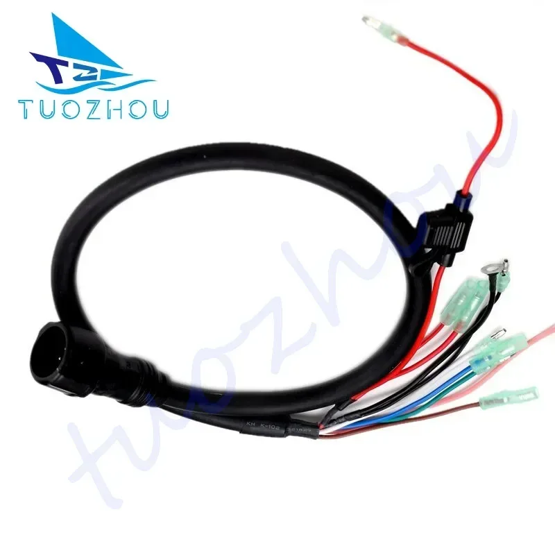 

61T-82590-00 Outboard 7Pin Wire Harness Hardness Assy for Yamaha Outboard Motor 2T 25HP 30HP C25 C30 Parsun Hidea Seapro