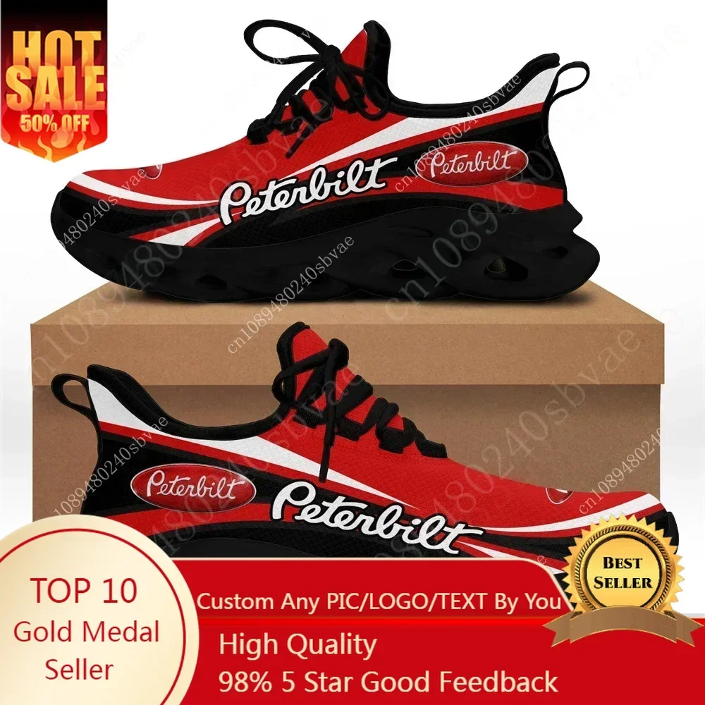 

Peterbilt Shoes Lightweight Comfortable Men Women Sneakers Tennis Sports Shoes Big Size Casual Original Custom Made Sneakers