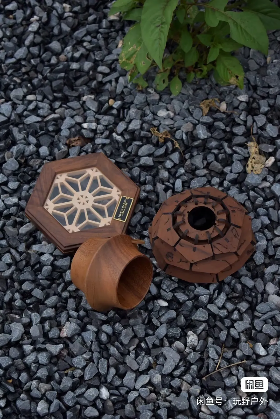 A substitute for the Japanese Cherry Blossom Cup, in the BC style, an outdoor wine glass and water glass