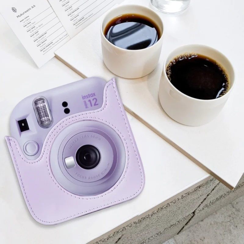 

Защитный чехол для моментальной камеры из искусственной кожи, сумка для хранения камеры со съемным регулируемым плечевым ремнем, замена для Fujifilm