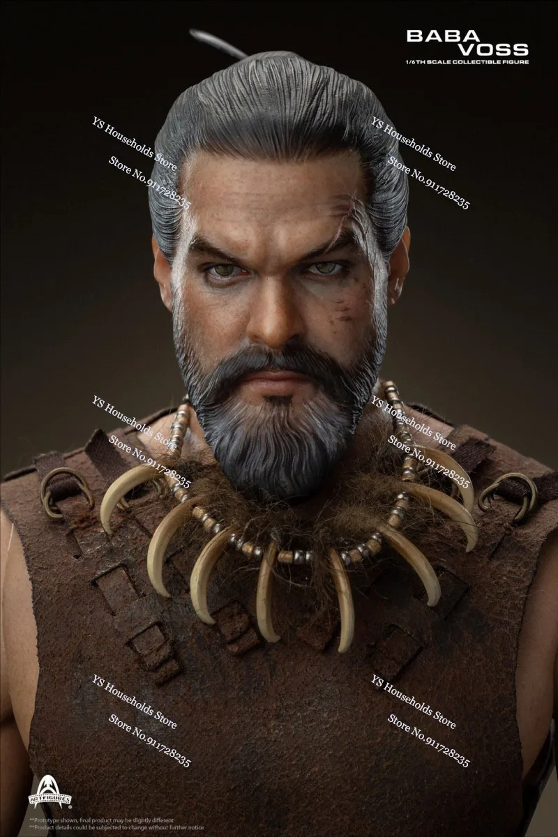 In Stock ArtFigures AF-030 1/6 Baba Voss Movable Action Figure Jason Momoa Tough Guy Role Simulation 12