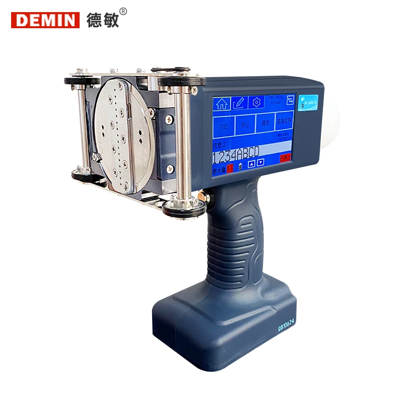 Industrial Batch Coding Machine Large Character Handheld UV Ink Dot-Matrix Printer Card Printer Custom Fonts for Coding Printing